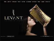 Tablet Screenshot of levant.com